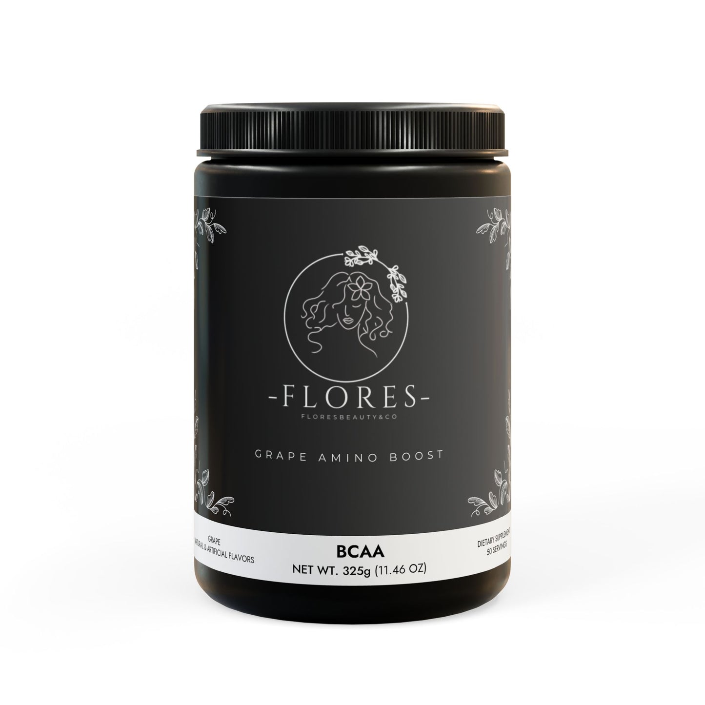 BCAA Supplement, Grape (325g, 11.46oz, 50 servings)