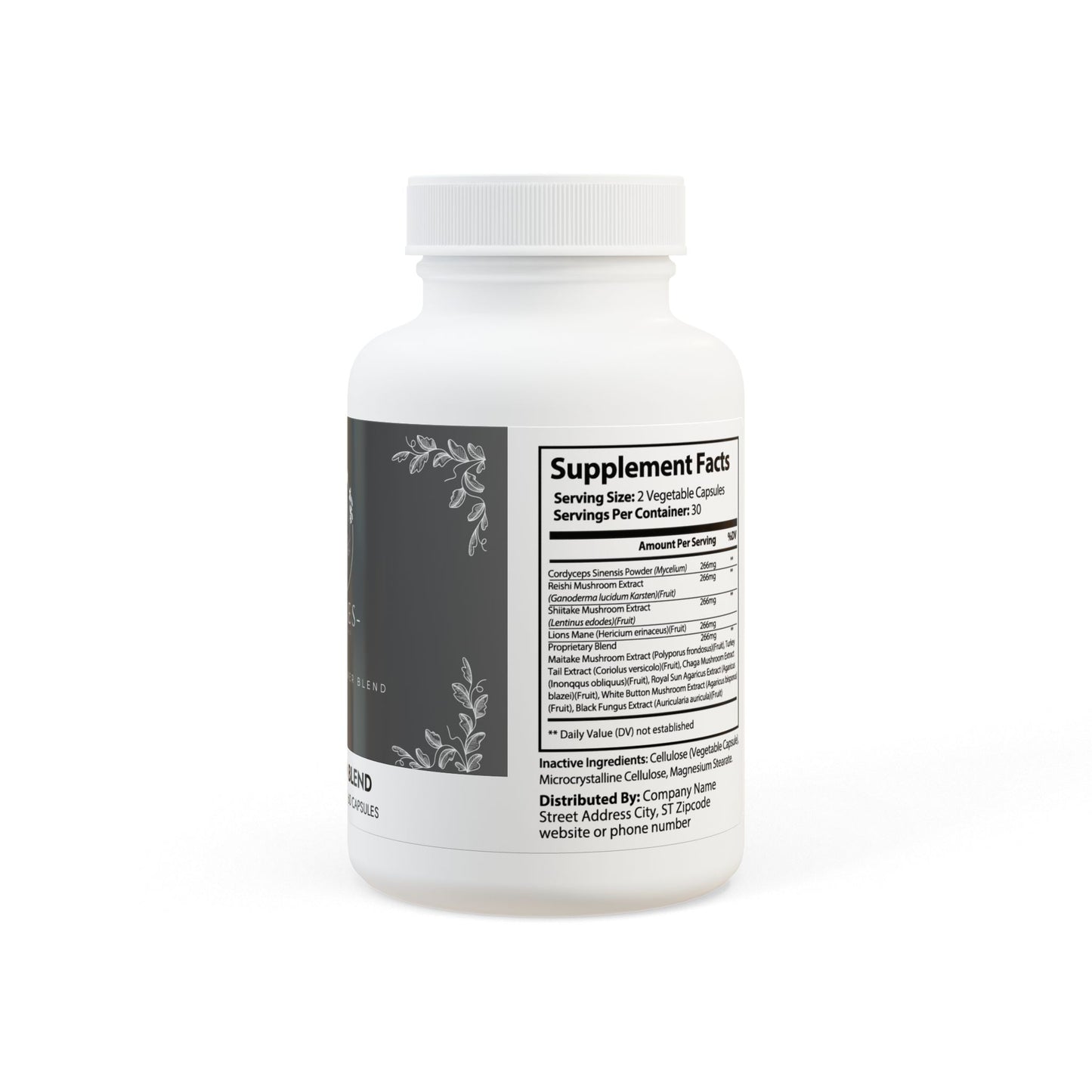 Mushroom Blend Supplement (60 Capsules)