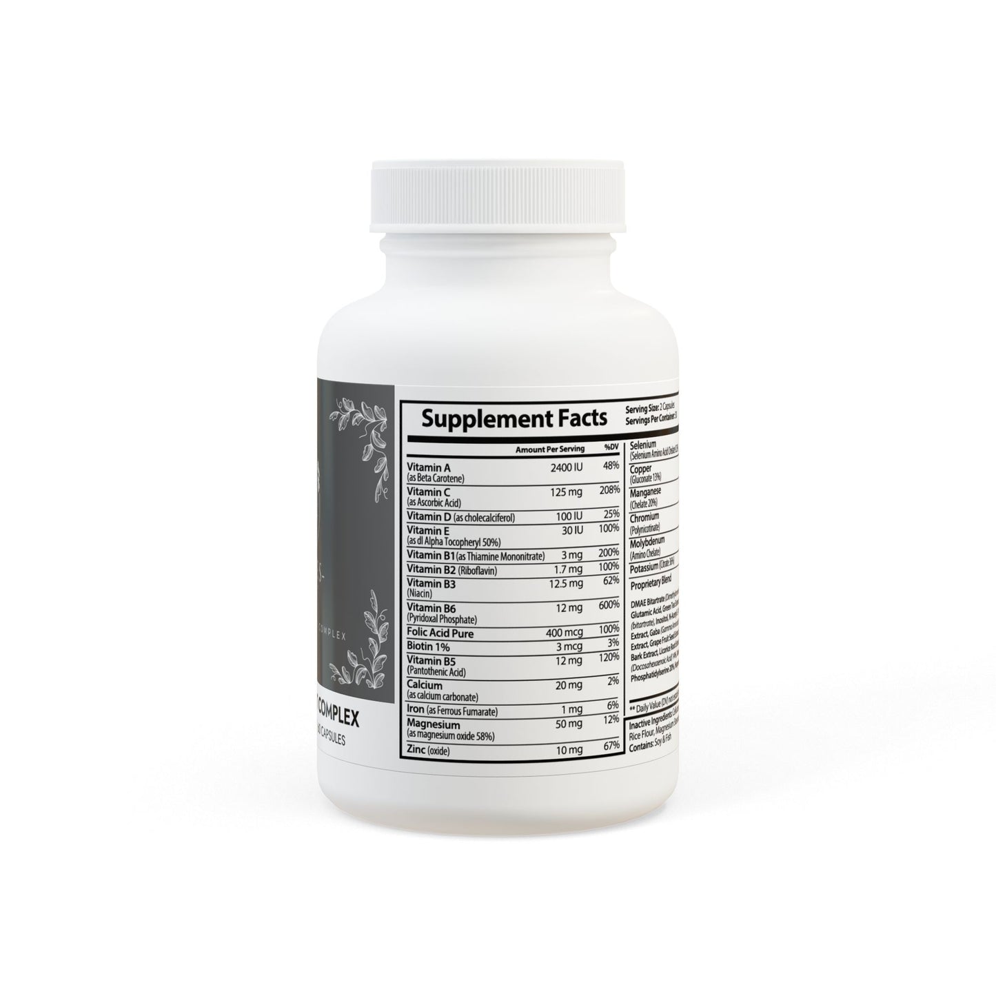 Brain Support Complex Supplement (60 Capsules)